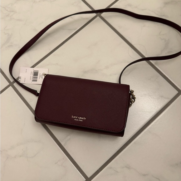 kate spade Handbags - Kate Spade Wine Crossbody Bag